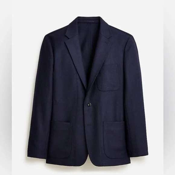 J Crew x Wallace & Barnes blazer in English melton wool BQ481 - Picture 5 of 7